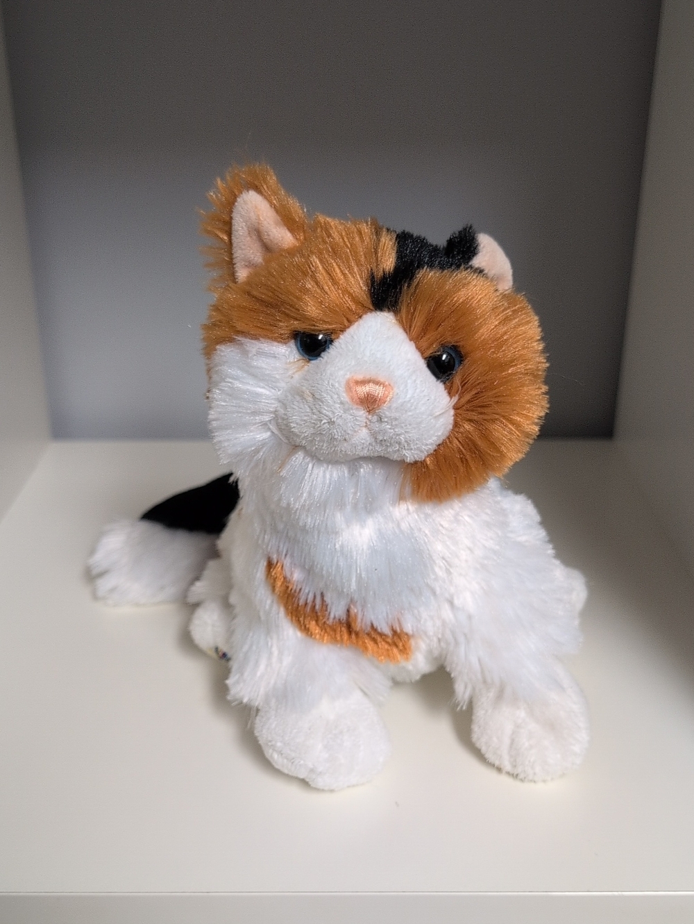 Webkinz Calico Cat No Whiskers No Code Y2k Collectible Plush GANZ